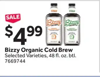 Stop&Shop Bizzy Organic Cold Brew offer
