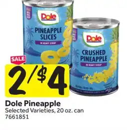 Stop&Shop Dole Pineapple offer