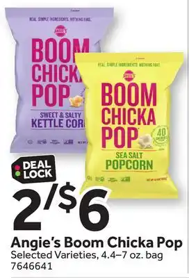 Stop&Shop Angie's Boom Chicka Pop offer