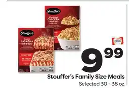Weis Markets Stouffer's Family Size Meals offer