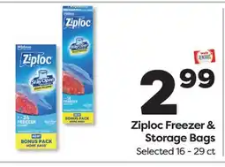 Weis Markets Ziploc Freezer & Storage Bags offer