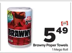 Weis Markets Brawny Paper Towels offer