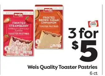 Weis Markets Weis Quality Toaster Pastries offer