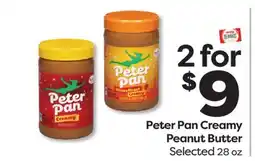 Weis Markets Peter Pan Creamy Peanut Butter offer