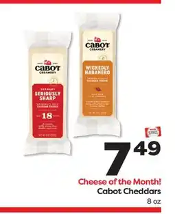 Weis Markets Cabot Cheddars offer