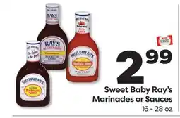 Weis Markets Sweet Baby Ray's Marinades or Sauces offer