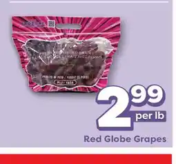 Weis Markets Red Globe Grapes offer