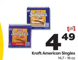 Weis Markets Kraft American Singles offer