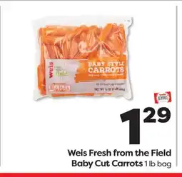 Weis Markets Weis Fresh from the Field Baby Cut Carrots offer