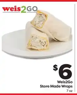 Weis Markets Weis2Go Store Made Wraps offer