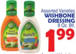 Bravo Supermarkets WISHBONE DRESSING offer