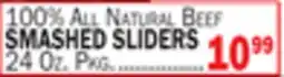 Bravo Supermarkets SMASHED SLIDERS 24 oz. Pkg offer