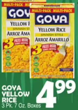 Bravo Supermarkets GOYA YELLOW RICE offer