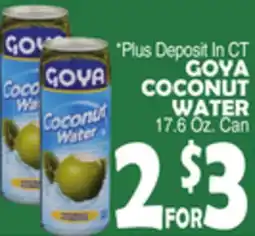 Bravo Supermarkets GOYA COCONUT WATER offer