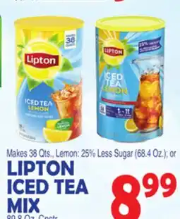 Bravo Supermarkets LIPTON ICED TEA MIX offer