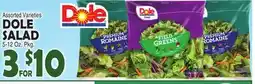 Bravo Supermarkets DOLE SALAD offer