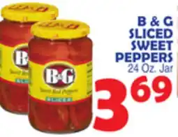 Bravo Supermarkets B & G SLICED SWEET PEPPERS offer