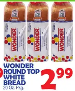 Bravo Supermarkets WONDER ROUND TOP WHITE BREAD offer