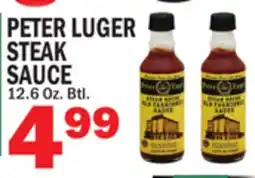 Bravo Supermarkets PETER LUGER STEAK SAUCE offer