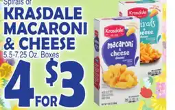 Bravo Supermarkets KRASDALE MACARONI & CHEESE offer