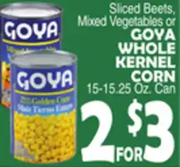 Bravo Supermarkets GOYA WHOLE KERNEL CORN offer