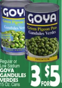 Bravo Supermarkets GOYA GANDULES VERDES offer