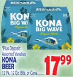 Bravo Supermarkets KONA BEER offer