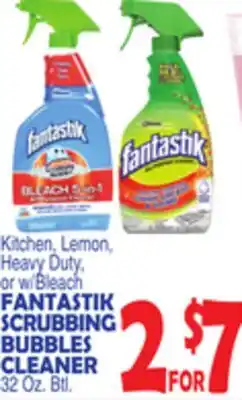 Bravo Supermarkets FANTASTIK SCRUBBING BUBBLES CLEANER offer