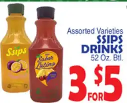 Bravo Supermarkets SSIPS DRINKS offer