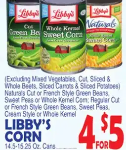 Bravo Supermarkets LIBBY'S CORN offer