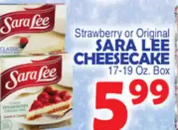 Bravo Supermarkets SARA LEE CHEESECAKE offer