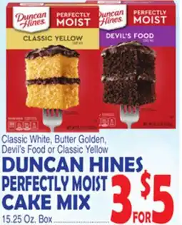 Bravo Supermarkets DUNCAN HINES PERFECTLY MOIST PERFECTLY MOIST CAKE MIX offer