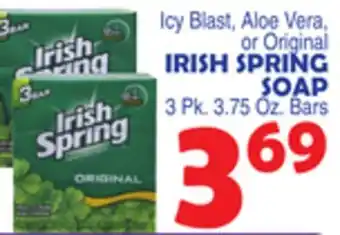 Bravo Supermarkets IRISH SPRING SOAP offer