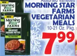 Bravo Supermarkets MORNING STAR FARMS VEGETARIAN MEALS offer