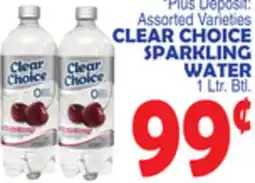 Bravo Supermarkets CLEAR CHOICE SPARKLING WATER offer