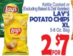 Bravo Supermarkets LAY'S POTATO CHIPS XL offer