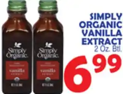 Bravo Supermarkets SIMPLY ORGANIC VANILLA EXTRACT offer