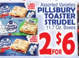 Bravo Supermarkets PILLSBURY TOASTER STRUDEL offer