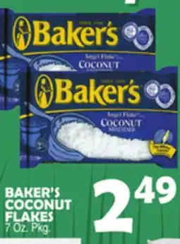 Bravo Supermarkets BAKER'S COCONUT FLAKES offer