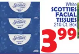 Bravo Supermarkets SCOTTIES FACIAL TISSUES offer
