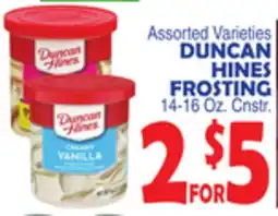 Bravo Supermarkets DUNCAN HINES FROSTING offer