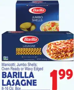 Bravo Supermarkets BARILLA LASAGNE offer