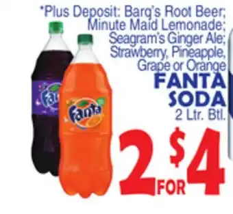 Bravo Supermarkets FANTA SODA offer