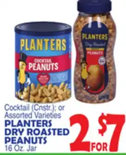 Bravo Supermarkets PLANTERS DRY ROASTED PEANUTS offer