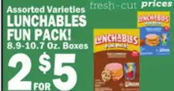 Bravo Supermarkets LUNCHABLES FUN PACK! offer