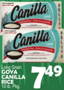 Bravo Supermarkets GOYA CANILLA RICE offer