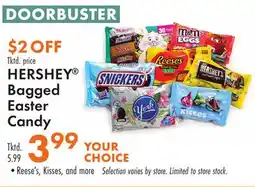 Boscov's HERSHEY Bagged Easter Candy offer