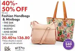 Boscov's Fashion Handbags & Minibags offer