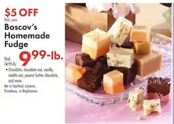 Boscov's Boscov's Homemade Fudge offer