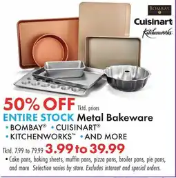 Boscov's ENTIRE STOCK Metal Bakeware offer
